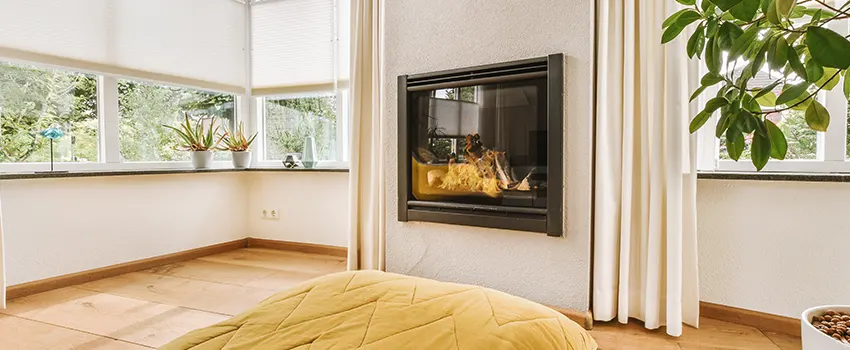 Residential Fireplace Ceramic Glass Installation in Gardner, MA