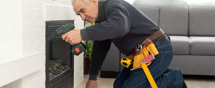 New Indoor Fireplace Installation in Gardner, Massachusetts