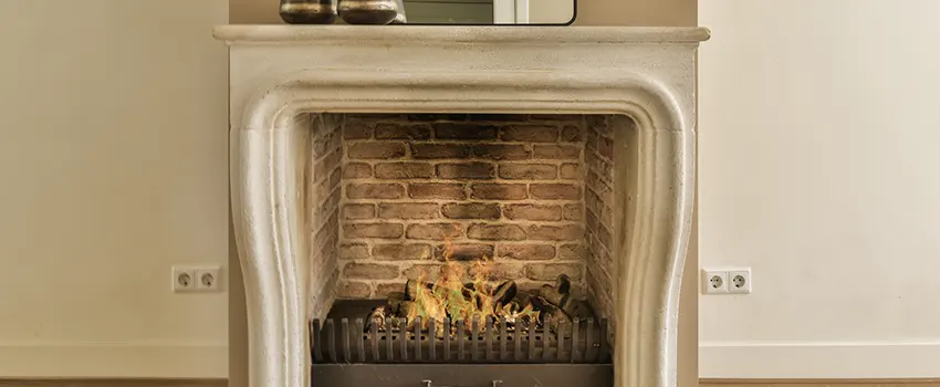 Vintage-style Fireplace Redesign in Gardner, Massachusetts