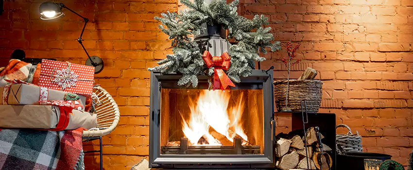Travis Industries Linear Gas Fireplace Installation in Gardner, Massachusetts