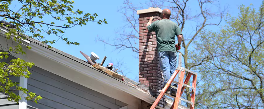 Vinyl and PVC Chimney Flashing Installation in Gardner, MA