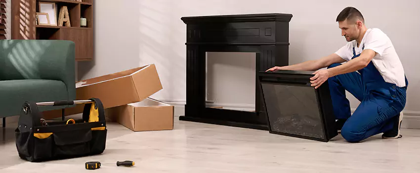 Old Rusted Metal Fireplace Repair And Replacement in Gardner, MA